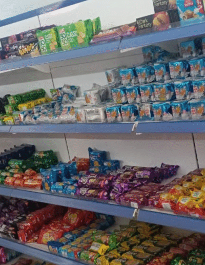 Snacks and drinks in Sri Vishakha Supermarket