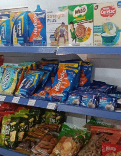 Snacks and drinks in Sri Vishakha Supermarket