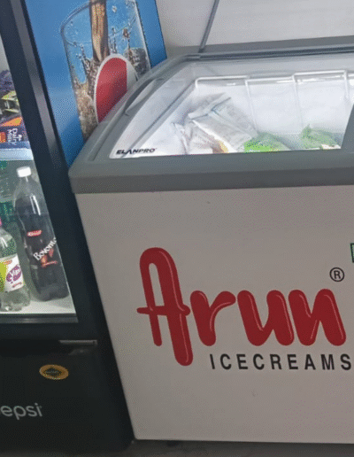 ice cream and chocolate in Sri Vishakha Supermarket